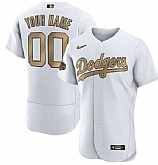 Customized Men's Los Angeles Dodgers Active Player White 2022 All-Star Flex Base Stitched Jersey,baseball caps,new era cap wholesale,wholesale hats